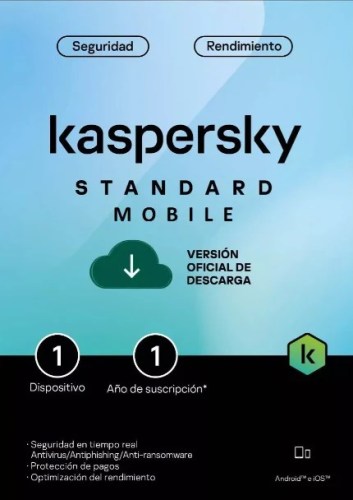 Kasperky standard mobile 1pc por 1año